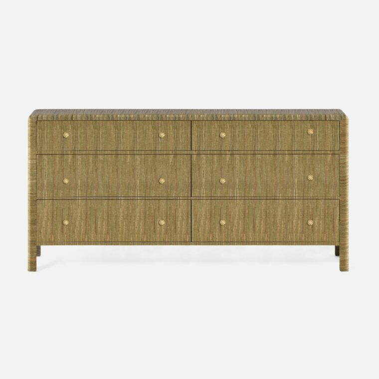 Parson Wrapped Woven Hemp Dressers - Image 6