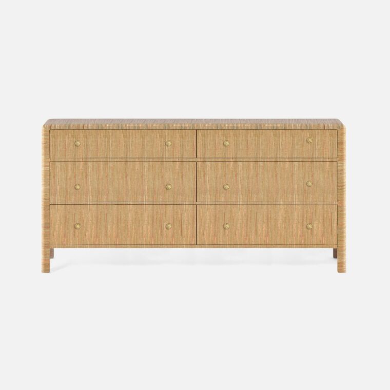 Parson Wrapped Woven Hemp Dressers - Image 4